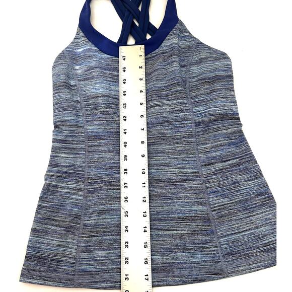 lululemon athletica Blue Strappy Tank Top - Picture 7 of 8